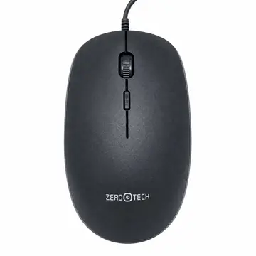ماوس سلكي مكتبي زيروتك بررقاقة 8733D ودقة 2000 DPI - أسود "ZM-W1"