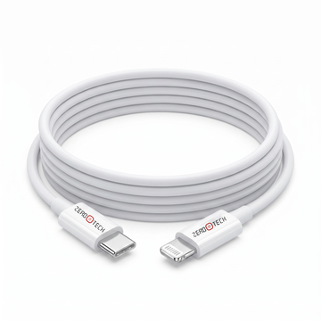 كابل زيروتك USB-C إلى لايتنينج للشحن السريع | معتمد MFI