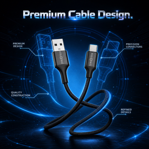 كابل تايب سي - USB 15 وات ZPCC-AC151A